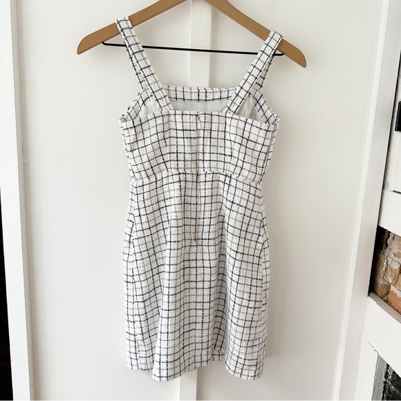 ABERCROMBIE white tweed slip mini dress - Picture 6 of 8